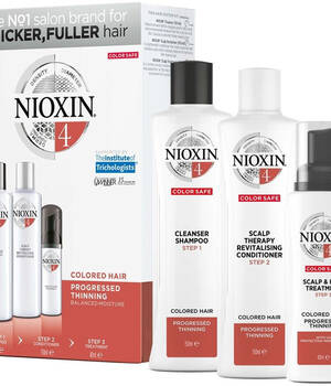 3-СТУПЕНЧАТАЯ СИСТЕМА NIOXIN №4 (150 мл) Для окрашенных истонченных волос